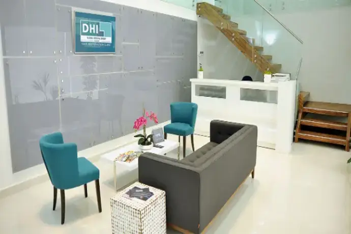 Reception area at DHI PANAMA from different angle.