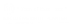 50 Year of Excellence, Exclusive DHI Implanter logo